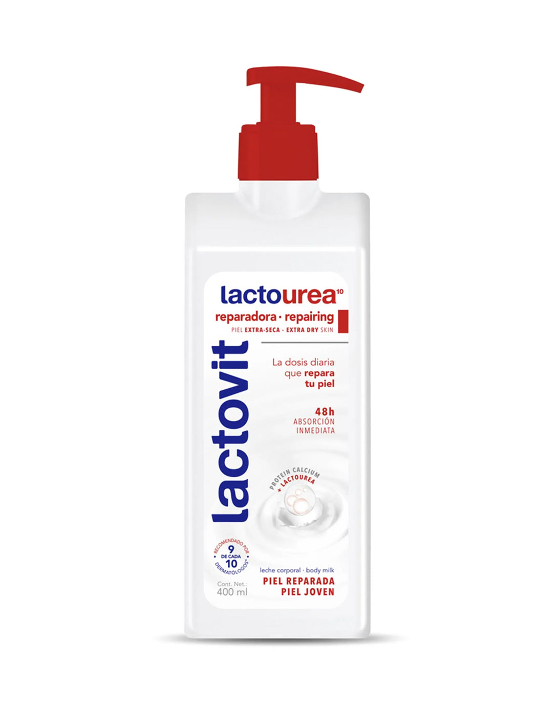 Lactovit Leche corporal Lactourea Reparadora 400 ml - Puntolimpieza